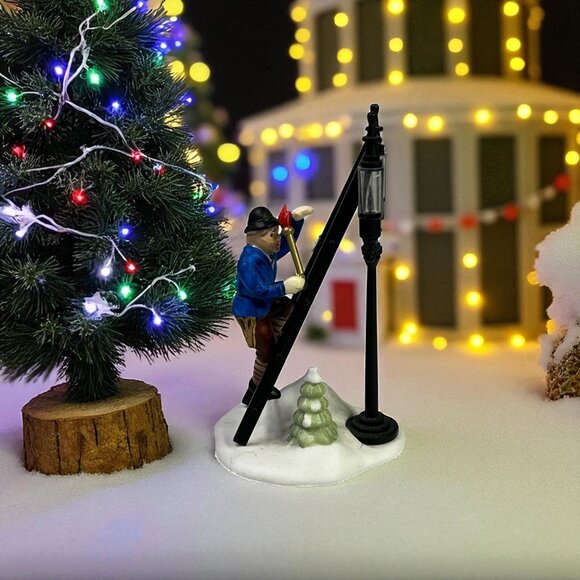 Dept 56 Lamplighter Dickens Village Christmas Accessory from 1997 (no box) - Picture 1 of 8